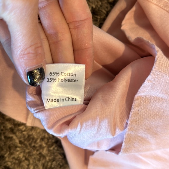 PRINCESS POLLY COTTAGE HILL MINI DRESS IN BLUSH - Picture 7 of 7